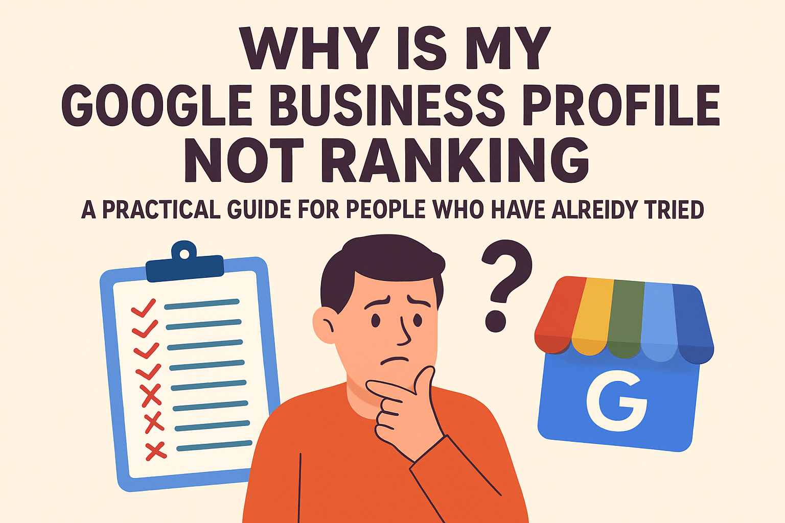 Why is my Google business profile not ranking: a practical guide for people who have already tried